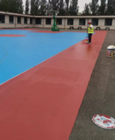 雷州旧篮球场地面改造翻新整改   